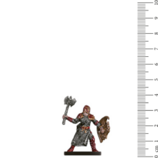 D&D Miniatures: AtG 24-60 Skullcleave Warrior
