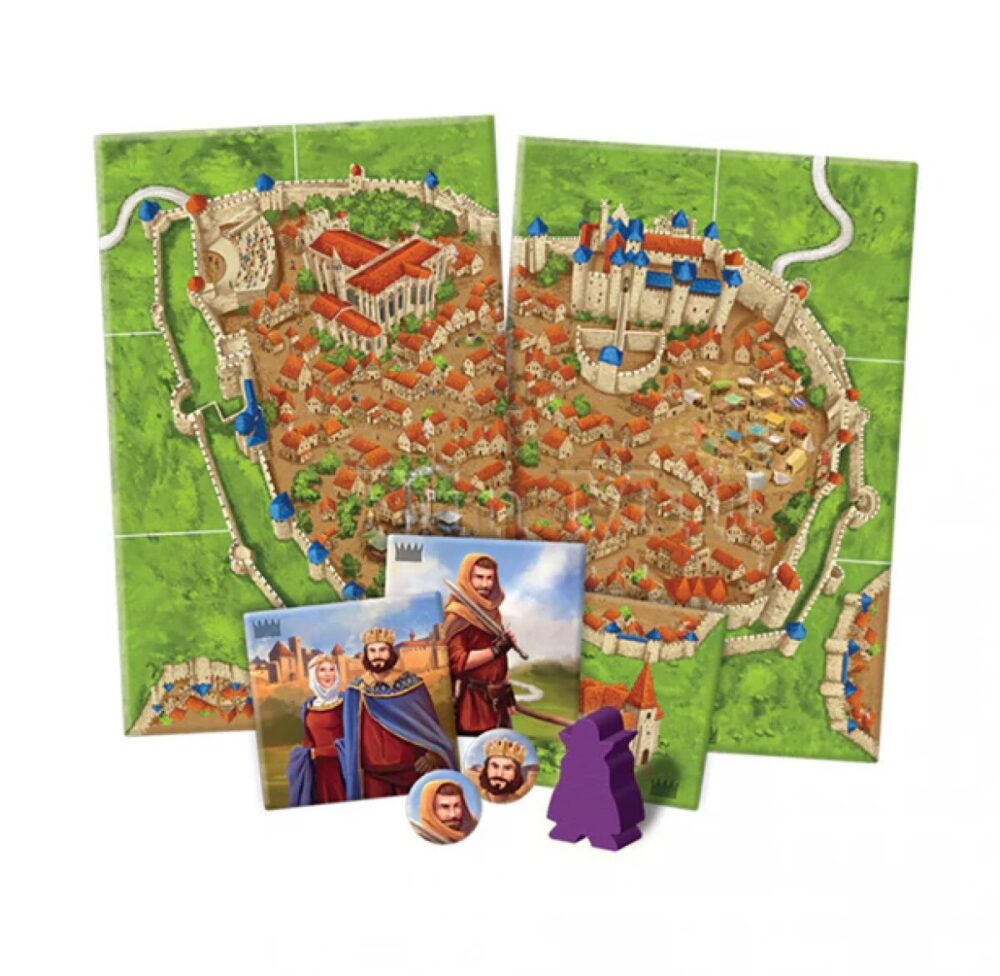 Carcassonne Expansion 6 Count King and Robber Inside of Box