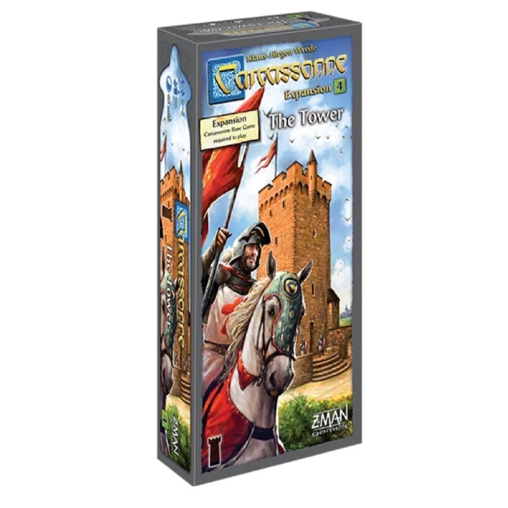 Carcassonne Expansion 4 The Tower Front Of Box