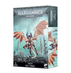 Packaging of the Tyranids Hive Tyrant kit featuring the Winged Hive Tyrant artwork