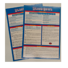 Blood Bowl 2nd Edn Cardboard Rules Templates x 4