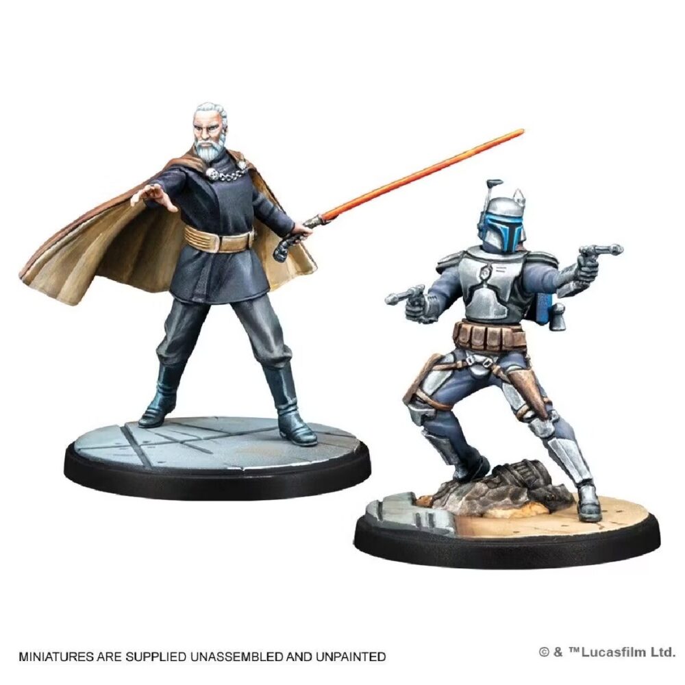 Star wars Shatterpoint Count Dooku Squad Pack miniatures