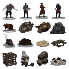 D&D Pre-painted Miniatures Adventure in a Box - Wererat Den