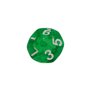 Dice Translucent Green Dice D4 x1 Image2