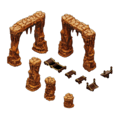 WarLock Tiles: Dripstone Bridges Expansion