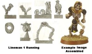Games Workshop Khemri Skeleton No1 4th Edn Blood Bowl
