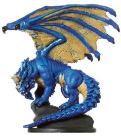 D&D Miniatures: Deathknell 38-60 Large Blue Dragon Image2