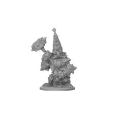 30mm Scale Miniatures: MD Unpainted Dwarf Warrior with Warhammer Image2