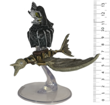 D&D Wild Beyond the Witchlight Miniatures: 43 Endelyn Moongrave on 47 Ornithopter