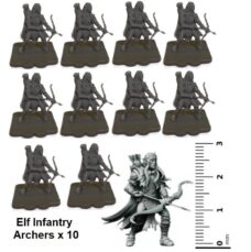 RPG Miniatures: WQ Infantry Dwarf Axe Warriors x 10 Image3