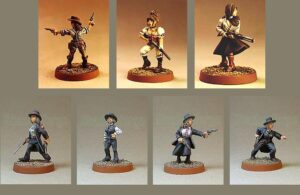 Shadowforge Miniatures: Cowgirl Set Deal All 7 Cow Girl Characters Image2