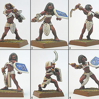 Shadowforge Miniatures: Temple Of Light Sword Warriors - 6