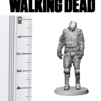 30mm Scale Miniatures: The Walking Dead - Zombie Riot Gear Walker