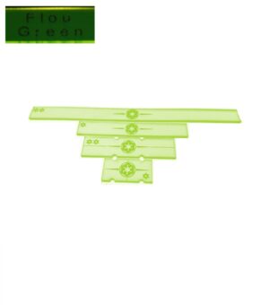 X-Wing Miniatures Accessory Short Range Rulers Imperial Green x 4 Image2