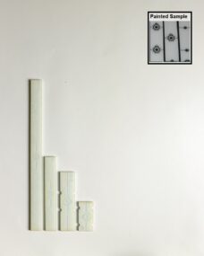 X-Wing 2nd Edition Accessory Ruler Short Black Sun Opal x 4 CogOTwo