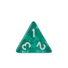 Dice Translucent Dice Turquoise D20 x1 Image2