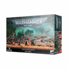 Image of the Adeptus Mechanicus: Skitarii box, showcasing customizable Skitarii Rangers and Vanguard units with detailed bionic enhancements
