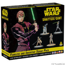 "Star Wars Shatterpoint Fearless and Inventive pack with Luke Skywalker and Leia in Boussh disguise."