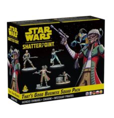 "Star Wars Shatterpoint: That's Good Business squad pack featuring Hondo Ohnaka and his gang."