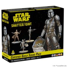 "Star Wars Shatterpoint: Certified Guild squad pack featuring The Mandalorian."