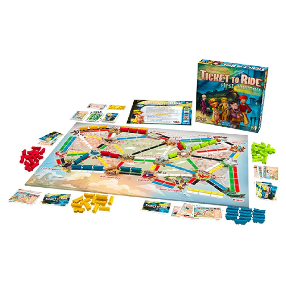 Ticket To Ride First Journey Inside Of Box