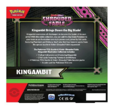 Pokemon Shrouded Fable KINGAMBIT ILLUSTRATION Collection - Back