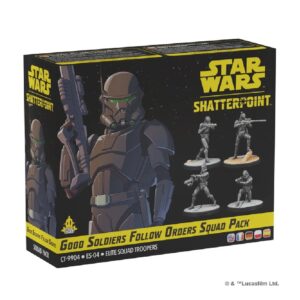Star Wars Shatterpoint: Good Soldiers Follow Orders (Clone Squad Pack) Front of Box