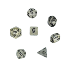 Dice Translucent Set of 7 Turquoise Dice Image2