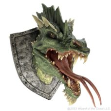 Dungeons & Dragons 3D Wall Art Green Dragon Trophy Plaque