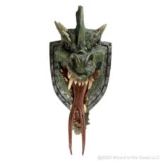 Dungeons & Dragons 3D Wall Art Green Dragon Trophy Plaque Image2