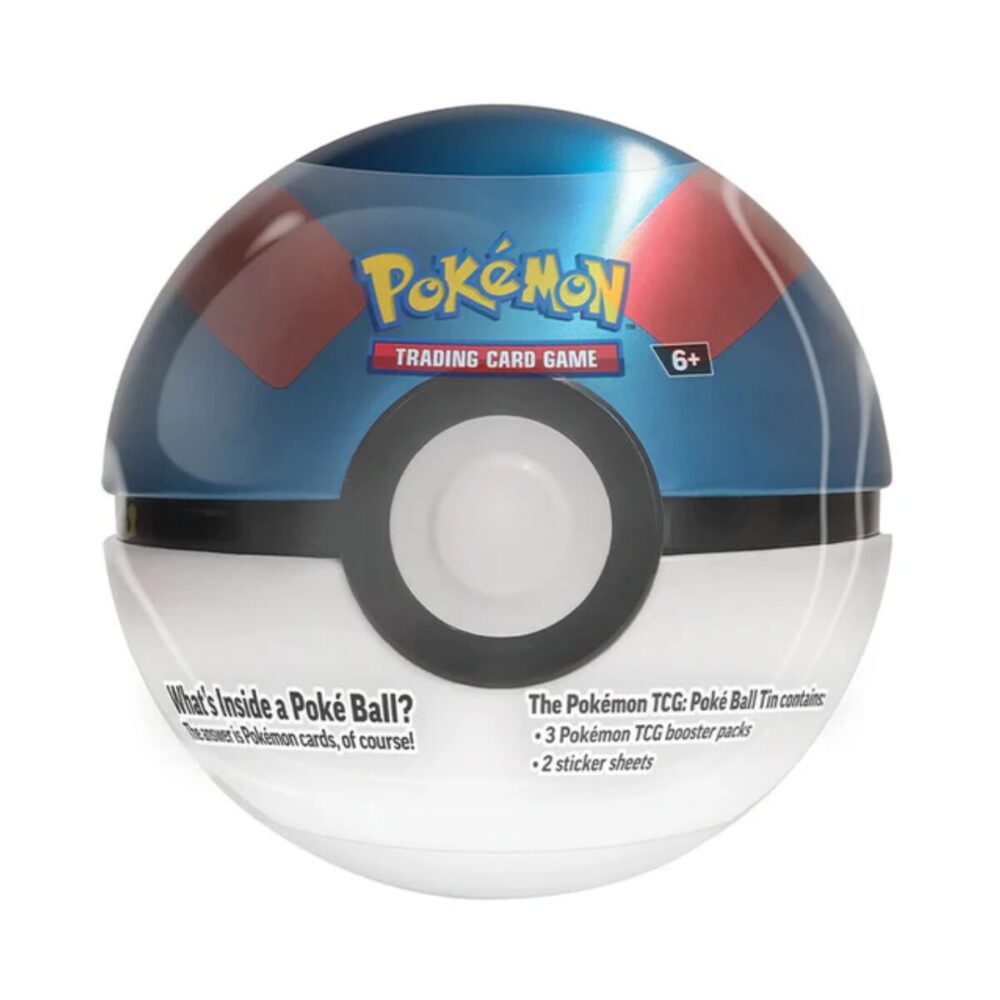 Become a true trainer with the Pokéball Tin - Series 10. Choose from classic Pokéballs and new designs for your Pokémon collection. Image3