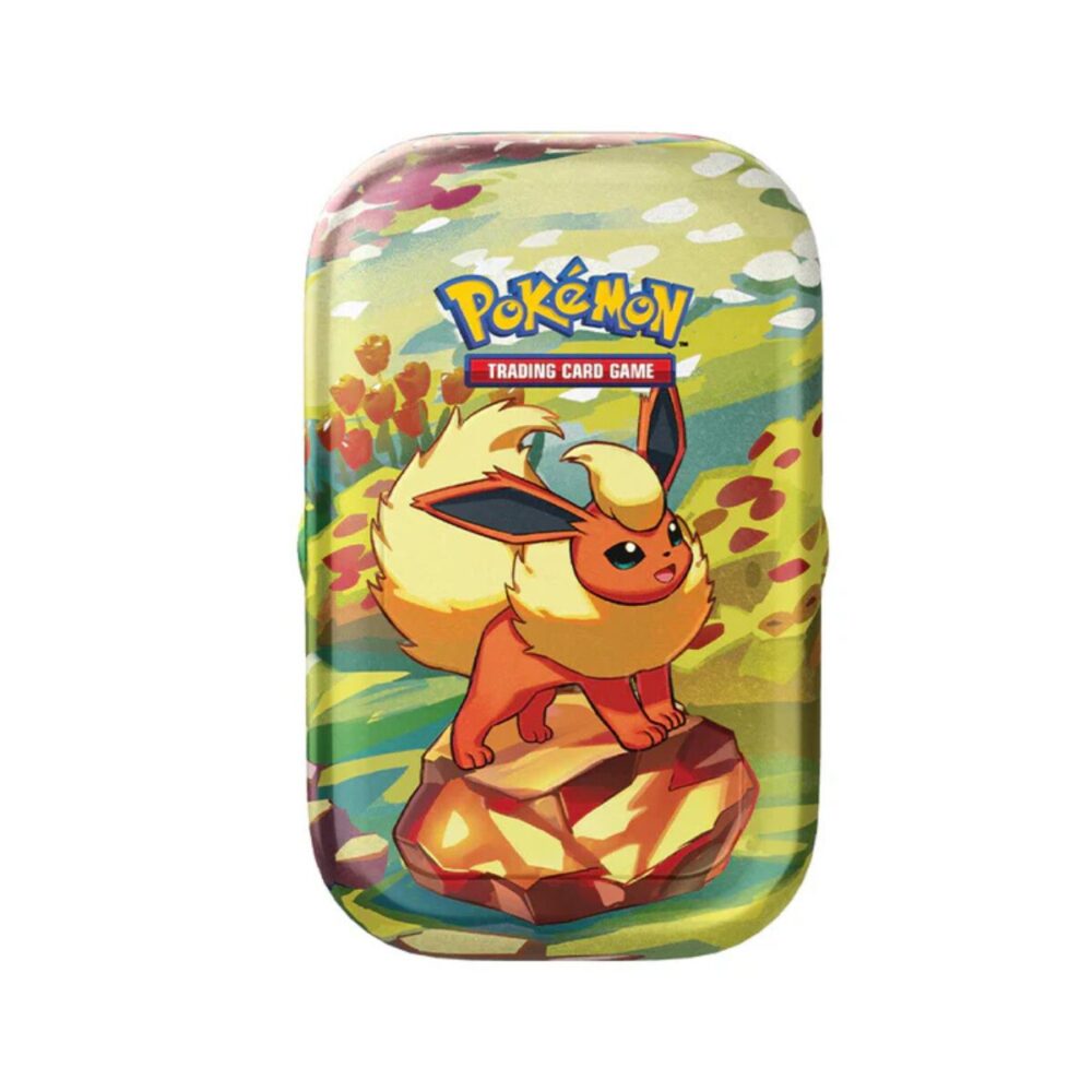 Prismatic Evolutions Mini Tin Flareon