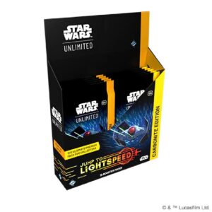 Star Wars Unlimited Jump To Lightspeed Carbonite Booster CDU