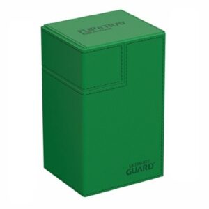 Ultimate Guard Flip'n'Tray 80+ Xenoskin Green Deck Box 1