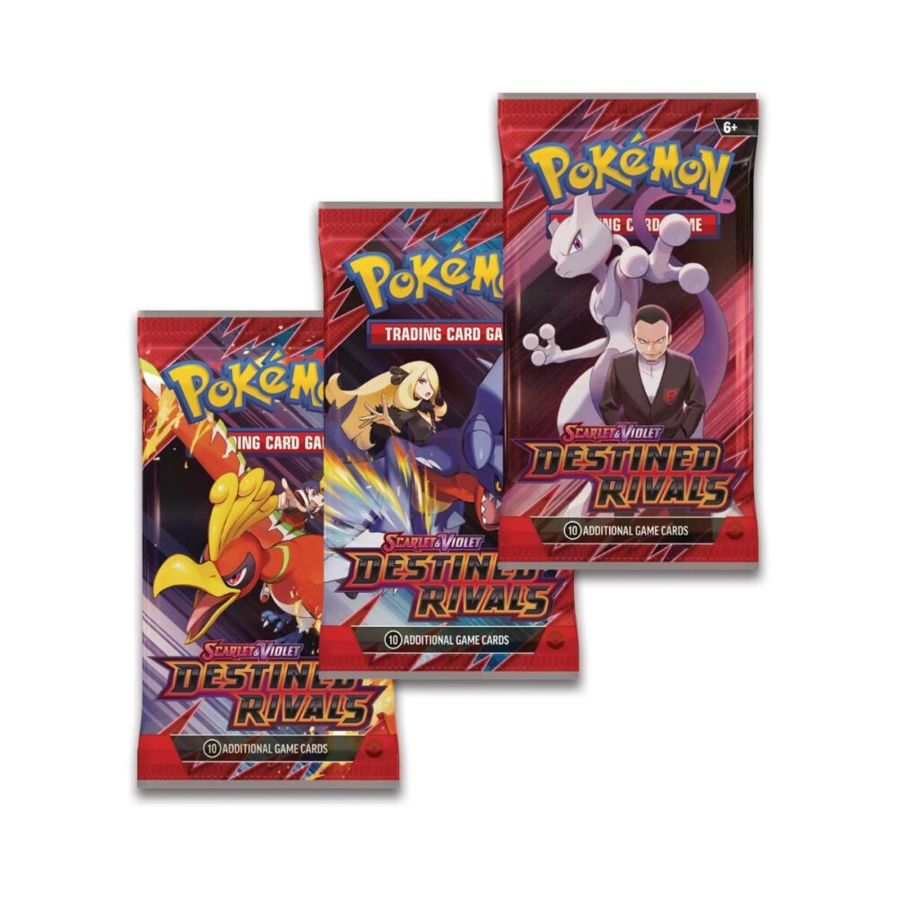 Pokémon TCG: Scarlet & Violet 10 - Destined Rivals 3-Pack Blister - Zebstrika [SOLD OUT] - Image 2