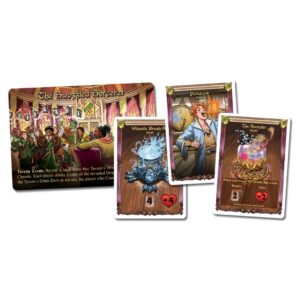 The Swozzled Sorcerer Tavern card and drinks from The Red Dragon Inn Allies: Melvyn vs. Marah Expansion